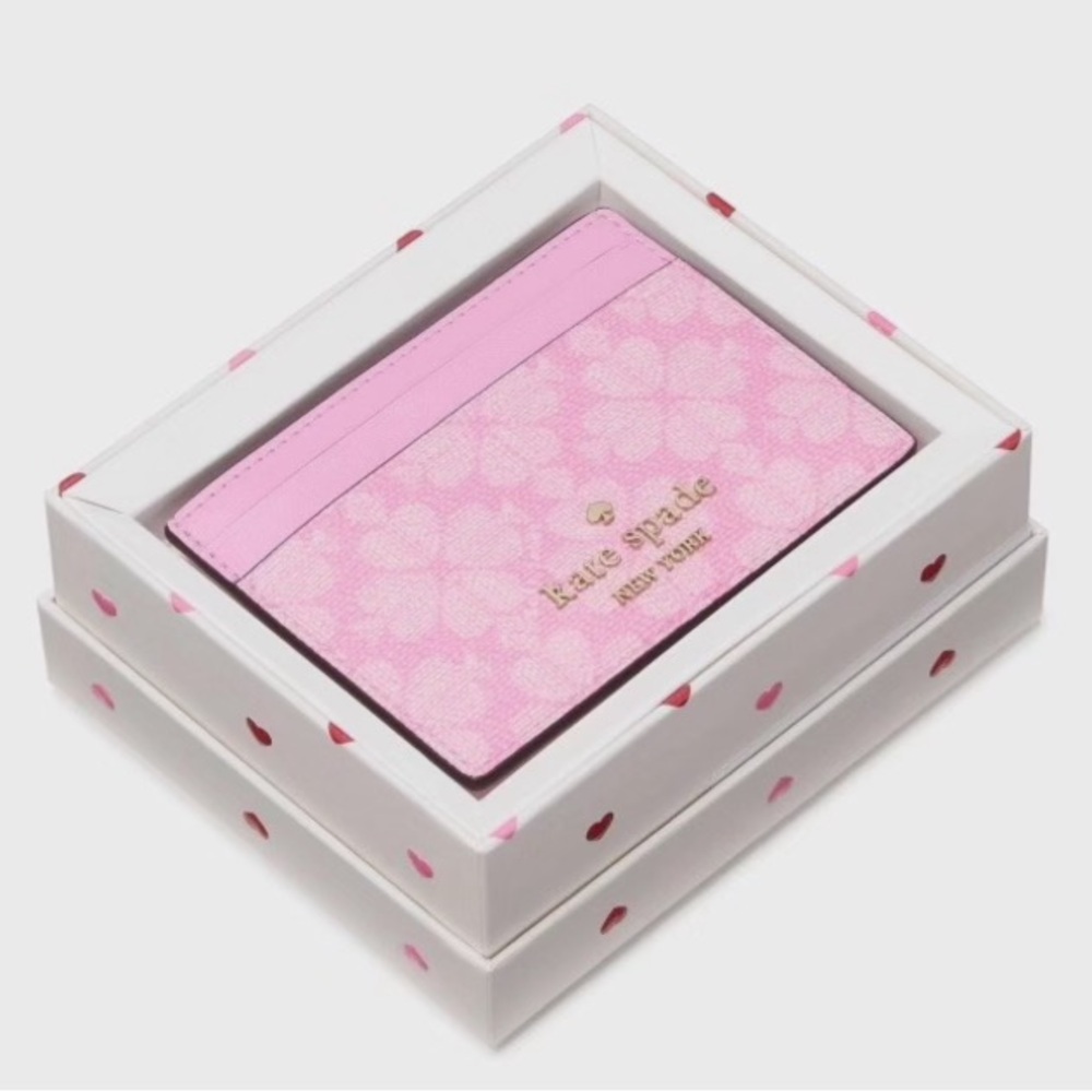 Kate Spade Pink Spade Card Holder